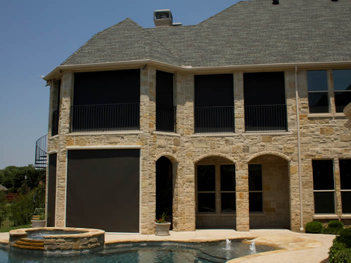 Motorized Screened Patio Fort Worth